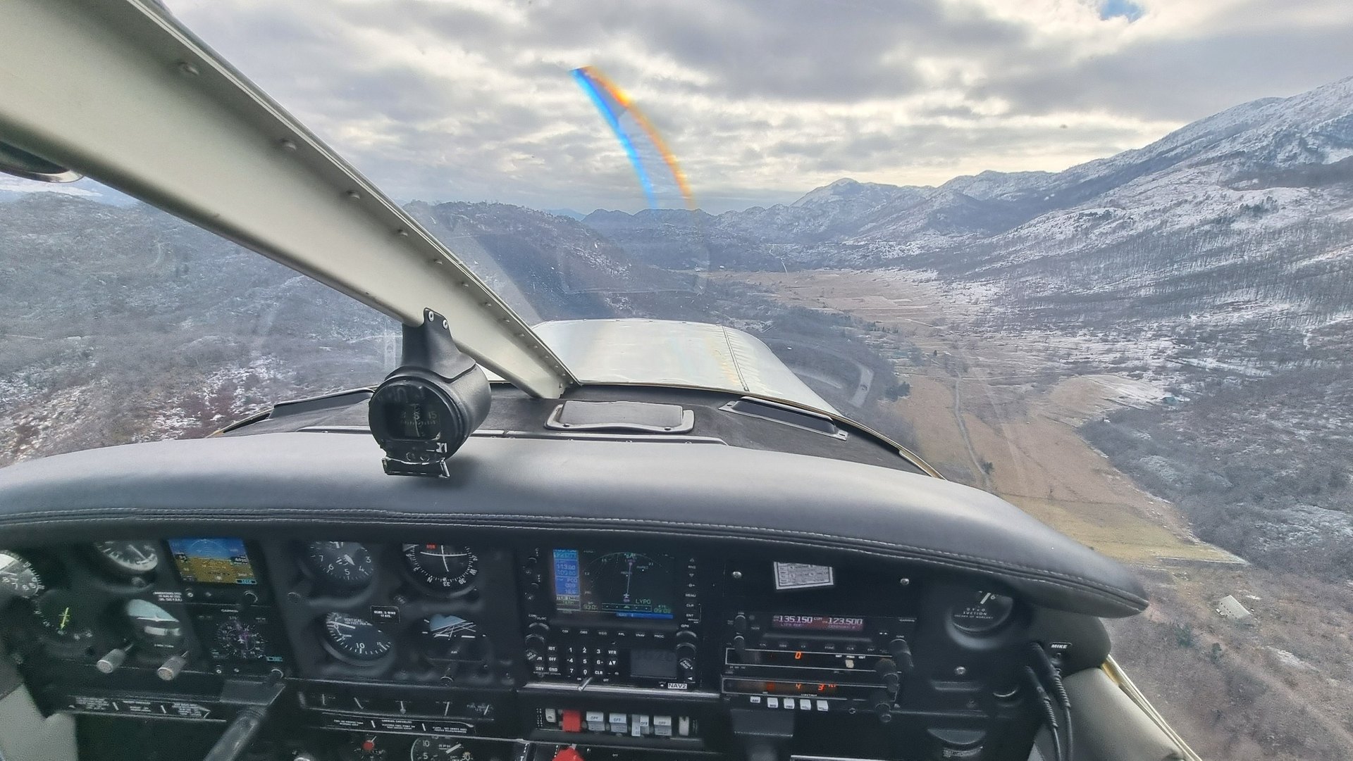 Aeroplane cockpit training